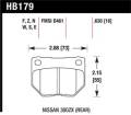 Disc Brake Pad - Hawk Performance HB179F.630 UPC: 840653010861