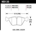 Disc Brake Pad - Hawk Performance HB135F.770 UPC: 840653010465