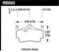 Disc Brake Pad - Hawk Performance HB665F.577 UPC: 840653062419