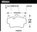Disc Brake Pad - Hawk Performance HB664G.634 UPC: 840653077772