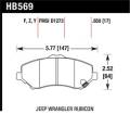 Disc Brake Pad - Hawk Performance HB569B.650 UPC: 840653069432
