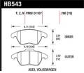 Disc Brake Pad - Hawk Performance HB543B.760 UPC: 840653069357