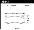 Disc Brake Pad - Hawk Performance HB643F.595 UPC: 840653061887