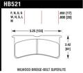 Disc Brake Pad - Hawk Performance HB521F.800 UPC: 840653014678