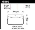 Disc Brake Pad - Hawk Performance HB709Z.630 UPC: 840653063911