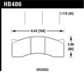 Disc Brake Pad - Hawk Performance HB486G1.094 UPC: 840653075693