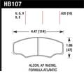 Disc Brake Pad - Hawk Performance HB107V.620 UPC: 840653070520