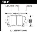 Disc Brake Pad - Hawk Performance HB544R.628 UPC: 840653078571
