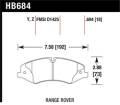 Disc Brake Pad - Hawk Performance HB684Y.694 UPC: 840653062846