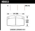 Disc Brake Pad - Hawk Performance HB653U.606 UPC: 840653077666