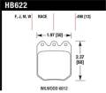 Disc Brake Pad - Hawk Performance HB622W.490 UPC: 840653077406