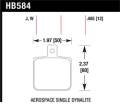 Disc Brake Pad - Hawk Performance HB584H.485 UPC: 840653076898