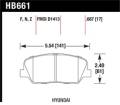 Disc Brake Pad - Hawk Performance HB661Z.667 UPC: 840653062358