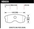 Disc Brake Pad - Hawk Performance HB659Z.570 UPC: 840653062327