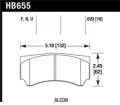 Disc Brake Pad - Hawk Performance HB655U.620 UPC: 840653077703