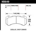 Disc Brake Pad - Hawk Performance HB649U.605 UPC: 840653077598