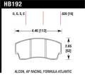 Disc Brake Pad - Hawk Performance HB192W.620 UPC: 840653072937