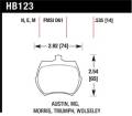 Disc Brake Pad - Hawk Performance HB123N.535 UPC: 840653033235