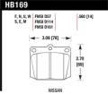 Disc Brake Pad - Hawk Performance HB169M.560 UPC: 840653072128