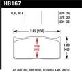 Disc Brake Pad - Hawk Performance HB167U.778 UPC: 840653072098