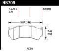 Disc Brake Pad - Hawk Performance HB709G.630 UPC: 840653078106