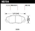 Disc Brake Pad - Hawk Performance HB704F.692 UPC: 840653063294