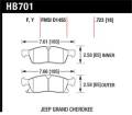 Disc Brake Pad - Hawk Performance HB701Z.723 UPC: 840653063171