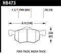 Disc Brake Pad - Hawk Performance HB473F.752 UPC: 840653014234