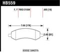 Disc Brake Pad - Hawk Performance HB559Y.695 UPC: 840653061115