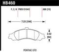 Disc Brake Pad - Hawk Performance HB460F.580 UPC: 840653014104