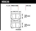 Disc Brake Pad - Hawk Performance HB636N.644 UPC: 840653061672
