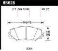 Disc Brake Pad - Hawk Performance HB628F.651 UPC: 840653061504