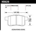 Disc Brake Pad - Hawk Performance HB626W.577 UPC: 840653077437