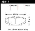 Disc Brake Pad - Hawk Performance HB417F.659 UPC: 840653013503