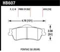 Disc Brake Pad - Hawk Performance HB607R.616 UPC: 840653079486
