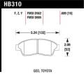 Disc Brake Pad - Hawk Performance HB310F.689 UPC: 840653012377