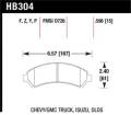 Disc Brake Pad - Hawk Performance HB304F.598 UPC: 840653012315
