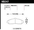 Disc Brake Pad - Hawk Performance HB247U.575 UPC: 840653073910