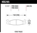 Disc Brake Pad - Hawk Performance HB295F.630 UPC: 840653012209
