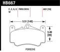 Disc Brake Pad - Hawk Performance HB667F.622 UPC: 840653062464