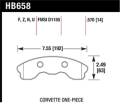 Disc Brake Pad - Hawk Performance HB658R.570 UPC: 840653078625