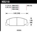 Disc Brake Pad - Hawk Performance HB218F.583 UPC: 840653011387