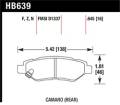 Disc Brake Pad - Hawk Performance HB639G.645 UPC: 840653077475