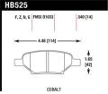 Disc Brake Pad - Hawk Performance HB525F.540 UPC: 840653014715