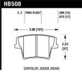 Disc Brake Pad - Hawk Performance HB508Z.586 UPC: 840653052212