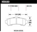 Disc Brake Pad - Hawk Performance HB680N.583 UPC: 840653062693