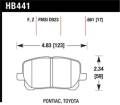 Disc Brake Pad - Hawk Performance HB441F.661 UPC: 840653013916