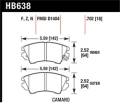 Disc Brake Pad - Hawk Performance HB638F.702 UPC: 840653061726