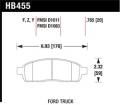 Disc Brake Pad - Hawk Performance HB455Y.785 UPC: 840653060507
