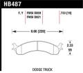 Disc Brake Pad - Hawk Performance HB487Y.733 UPC: 840653060842